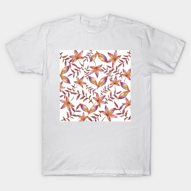 Leaves and plants T-Shirt by SisiArtist